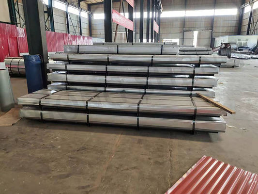 Prime 0,8 mm dikte gegalvaniseerd plaat metalen dak voor stoere en veerkrachtige structuren