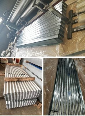 ±1% Tolerantie Prime gegalvaniseerd plaat metalen dak 0,35 mm/0,38 mm Dikte voor Lasverwerking Service
