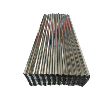 GI dakplaat 0,22-0,25 mm gegalvaniseerd galvalume voorgeverfde kleur gecoate gegolfde glazen trapeziumstaal daktegel