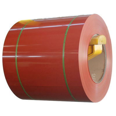Metalen dakplaten Bouwmaterialen Middenhardheid RAL Kleur 0,4 mm 0,5 mm Dikte PPGI spoelen Kleur beklede stalen spoel