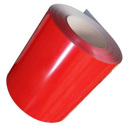 Metalen dakplaten Bouwmaterialen Middenhardheid RAL Kleur 0,4 mm 0,5 mm Dikte PPGI spoelen Kleur beklede stalen spoel