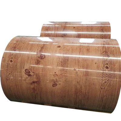 Afspelen Warm gedompeld koud gewalst SPCC Dx51d Houten Z100 Ral 3019 3020 9016 9002 Kleurbedekte Gi gegalvaniseerde spoelen PPGI PPGL