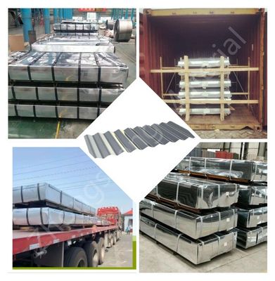Gewoon Spangle Z80g GI gegalvaniseerd gegolfd dakplaatplaat 0.12*800*3000mm Grootte met Decoiling Processing Service