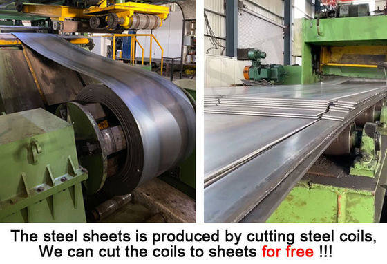 Q235b Q345b Q355b Astm A36 Carbon Steel Hot Rolled Steel Sheet HRC Coil Skin Pass Ja en Blasting met oppervlaktesand