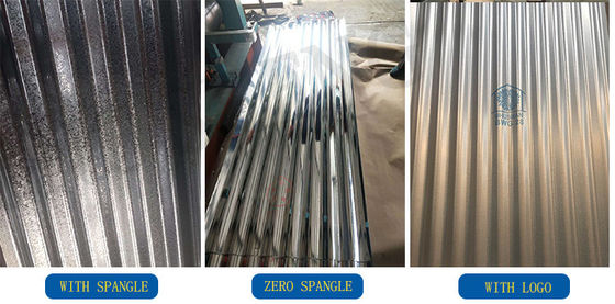 600-1500 mm Breedte Zink IBR GI gegalvaniseerd dakblad met 0,6 mm dikte en logo aanpassingsoptie