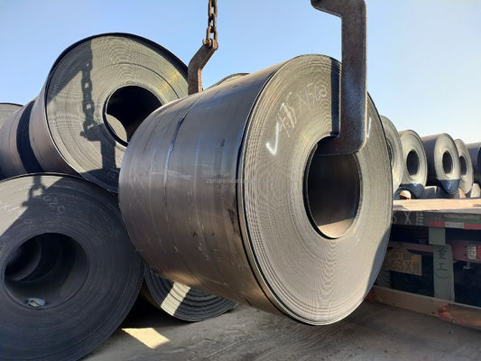GS gecertificeerd A36 ASTM A283 SAE 1006 zacht koolstofstaal 1.2*1250mm HRC warmgewalste stalen spoel met normen en GS-certificaat