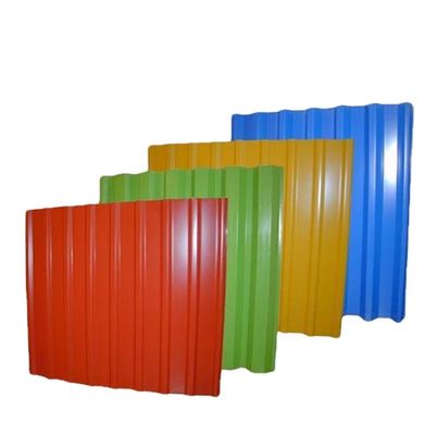 0.12-0.35 mm Gi-gewalste gegalvaniseerde kleur dakplaat / Galvalume zink dakplaat voor bouwprojecten