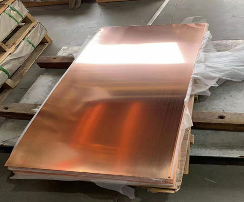 99% Cu Las 0,05 mm-1 mm Dikte 4x8 Koperen platen met verwerkingsservice en betaalbaar