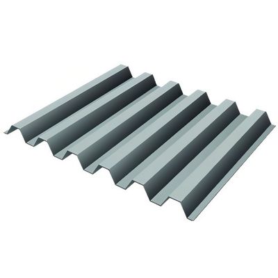 PE-bedekt 0,38*1200 Blauw 0,5 mm Kleurbedekt Zinkalum-dakplaat Blauw PPGI gegolfd dakplaat voor de bouw