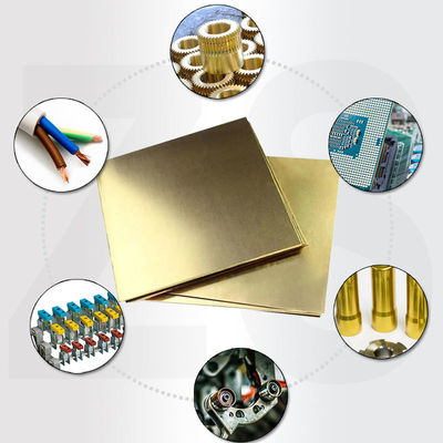 Niet-gelegeerd messing koperplaat Plaat / spoel / strip Dik koper 99,99% Op maat gemaakte grootte 1mm-20mm Bronzen snijwerk met materiaal