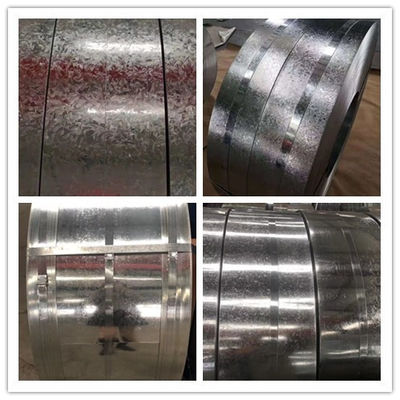 Grote tonnage DX51D Z275g 1219mm Breedte Big Spangle GI Hot Dip Galvanized Steel Coil met ±1% Tolerantie en Monsters