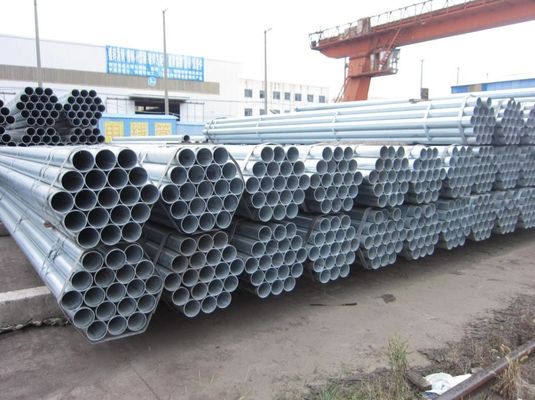 Hot Dip Gi Steel Scaffold Tubes Pre hot dipped galvaniseerde ronde stalen buizen Sectie Vorm Ronde facturatie op basis van het werkelijke gewicht