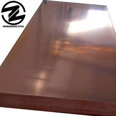 99.99% Puur Bronzen Koperplaat Metalen Rode Koperplaat Op maat gemaakte Term CIF CFR FOB Ex-Work Koper beklede staalplaat