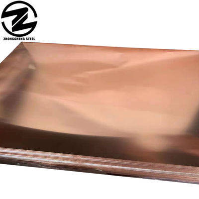 99.99% Puur Bronzen Koperplaat Metalen Rode Koperplaat Op maat gemaakte Term CIF CFR FOB Ex-Work Koper beklede staalplaat
