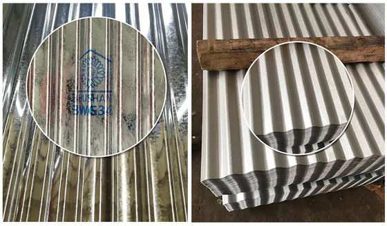 Dakplaat 26 Gauge 22 Gauge 1,2 mm Dikte gegalvaniseerde plaat Metalen dakplaat met SASO-certificaat