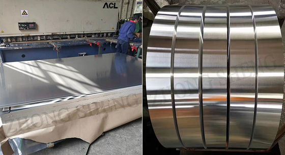 Koudgewalste aluminium spoel legering 1200 Aluminium spoel 3005 H14 Aluminium spoel 3A21 H18 met perforatieverwerkingsservice