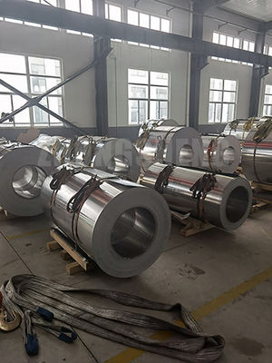 Q195/Q235/Q235b Klasse 3003 Reflectieve aluminium spoel 0,12 mm 0,14 mm Dikte met gegalvaniseerd gecoat oppervlak