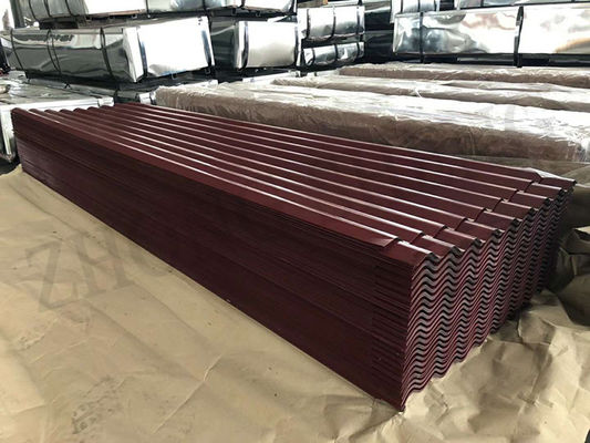 RAL 9047 RAL9002 Metalen dakplaten GMI gegalvaniseerde dakplaat coating Z10-Z29 graad DX52D voor uw voordeel