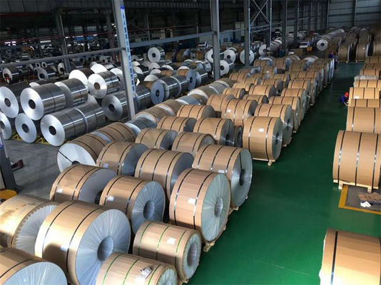 Q235B 3000 1050 0,12mm 2,0mm 3,0mm Dikte Master Coil Aluminium met koudgewalste techniek van Mid Hardness
