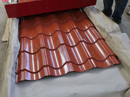 8 ft gegolfde zink dakplaat voor gebouwen Primercoating 8-30/5-30um Buigservice inbegrepen