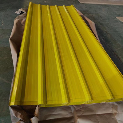 8 ft gegolfde zink dakplaat voor gebouwen Primercoating 8-30/5-30um Buigservice inbegrepen