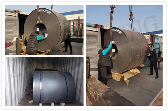 ASTM A-131 A36 Q235 HR koolstof MS Warmgewalste stalen spoel Gegarandeerd en hoeveelheid 5*1500mm