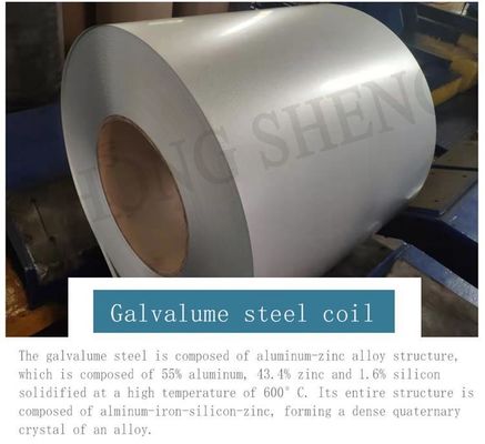 1060/1100/3003/3102/3105/3004 enz. Aluminium Dx51d voorgeverfde galvalumstaal spoelen voor bouw