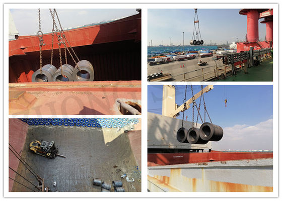 Q235 S255JR warmgewalst koolstofstaal MS spoel HRC rollen met oppervlaksproeiverf of zandblasing of zwarte olie en breedte 800-1600