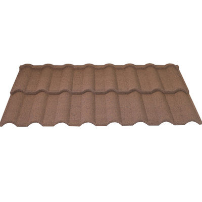 Grijze weerbestendige met kleur gecoate dakpannen 1340mm*420mm*0.4mm Ideaal voor moderne bouw