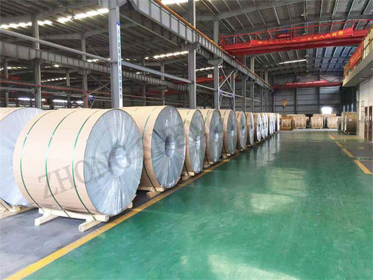 Ronde rol 78 mm 15 inch aluminium spoel voor gootjes ASTM 8011 gecoate zilveren aluminium strips A1050