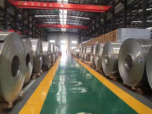 Ronde rol 78 mm 15 inch aluminium spoel voor gootjes ASTM 8011 gecoate zilveren aluminium strips A1050