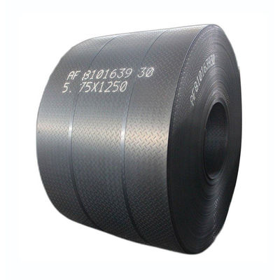 Warmgewalste ASTM a36 ss400 q235 2,5 mm 3,5 mm zachte stalen checkplaat voor vloerplaatverwerking