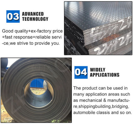 Sterkte Steel Plate Techniek Warmgewalst ASTM a36 4ftx 8ft 6.75*1500 ss400 q235 zachte staal checker plaat voor vloerplaat