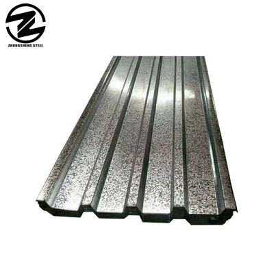 DX51D Staal trapezium dakplaat PPGI/HDG/GI/SECC Zink bedekt koud met perforatievermogen