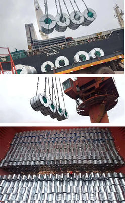 PPGI PPGI Stalen spoel DX51D DX52D DX53D Kleurgecoate gegalvaniseerde stalen snijplaten Spoelgewicht 3-5 ton
