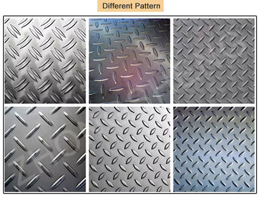 Prime Q235b 3 mm 4 mm 5 mm Dikte Mild Checker Steel Plate Checkered Plate Steel voor het buigen van de verwerking Service