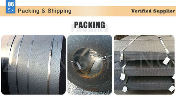 Prime Q235b 3 mm 4 mm 5 mm Dikte Mild Checker Steel Plate Checkered Plate Steel voor het buigen van de verwerking Service