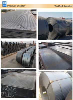 Prime Q235b 3 mm 4 mm 5 mm Dikte Mild Checker Steel Plate Checkered Plate Steel voor het buigen van de verwerking Service