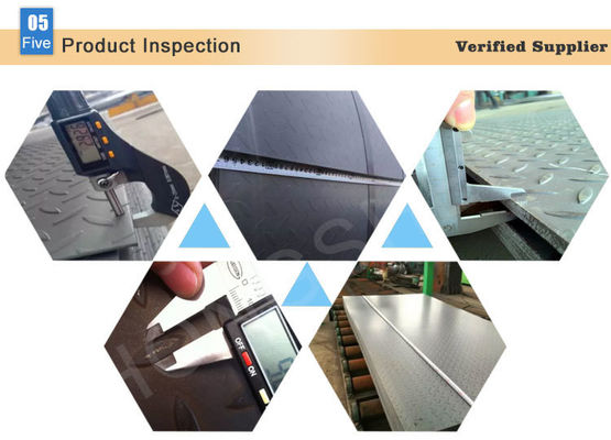 Prime Q235b 3 mm 4 mm 5 mm Dikte Mild Checker Steel Plate Checkered Plate Steel voor het buigen van de verwerking Service