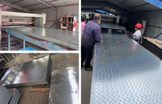 ASTM 600MM 800MM Breedte A36-klasse plaat Gekaard gegalvaniseerd stalen plaat voor scheepsplaat