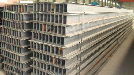 Webdikte van 5-16 mm en webbreedte van 100-900 mm H-vormige balk voor gebouwen vervaardigd door Top