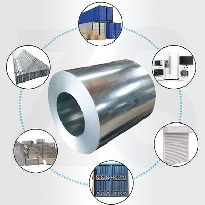Dx51D Z275 Zink gegalvaniseerd metaalplaat Warm gedompelde gegalvaniseerde spoelen Stalen Gi spoelen met 508mm/610mm spoel ID Z30-Z40 coating