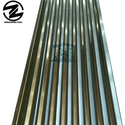 Buigwerk van gegolfde gegalvaniseerde metalen dakplaten met een dikte van 0,12-1,2 mm