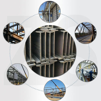 Q235/Q345/ST37-2/ST52/Q420/Q460/S235JR/S275JR/S355JR H balk 150x150x7.0x10 mm Grootte Gewicht per meter voor warmgewalst gieten
