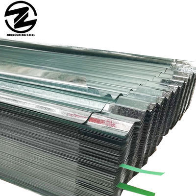 600-1500 mm Breedte gegalvaniseerd galvalume gegolfde metalen dakbedekking ijzeren platen en calamines gegalvaniseerde gegalvaniseerde tegels