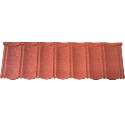 2.7 kg/pcs Warm meerkleurig dakplaat Steen bekleed daktegels voor modern huisbouwbouwbouwbouwontwerp