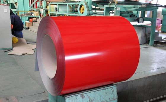 Voorgeverfde gegalvaniseerde PPGI spoelen Kleurbedekte stalen spoel met breedte 100-1500 mm Tolerantie ±1%