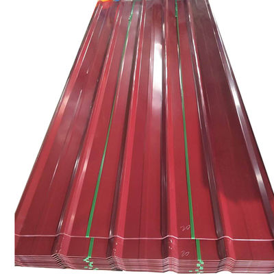 Standard Hoogte Kleur Dak Per Plaat 0,25 mm Dikte Trapezium Kleur Staaltegel met Z61-Z90 coating betaalbaar en duurzaam