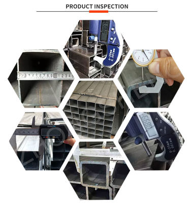 Perfecte verwerkingsprestaties met 1,5 8,18 mm Dikte 12X12 2,5x2,5 Hot Dip Steel Square Tube