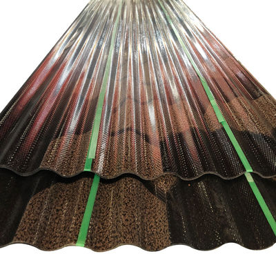 CRC Raw Material Lower Import en RAL 9047 Standard Height Steel Trapezoïde Metal Kleurrijk dakplaat voor inspectie